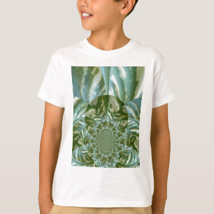 T-shirt Eco Green Camo Kaleidoscope Art Design d'impressio