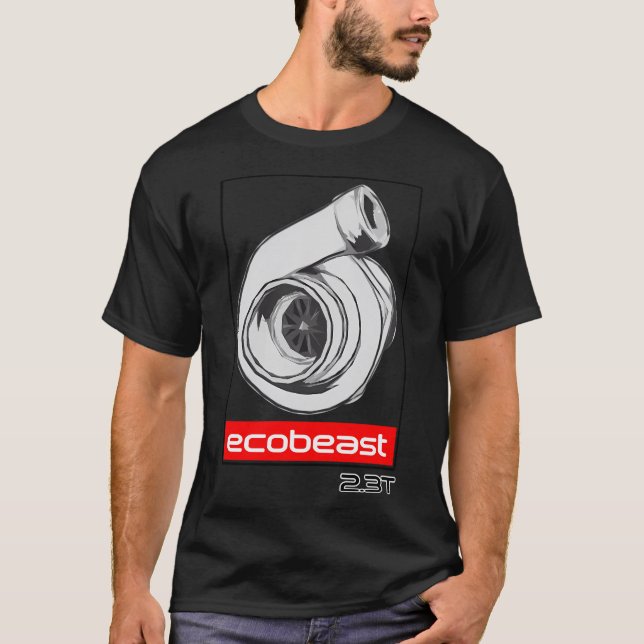T-shirt Ecobeast Boostang Racing Turbo (Devant)