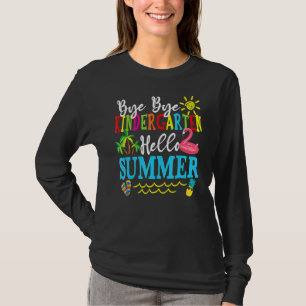 T-shirt École Bye jardin d'enfants Bonjour été