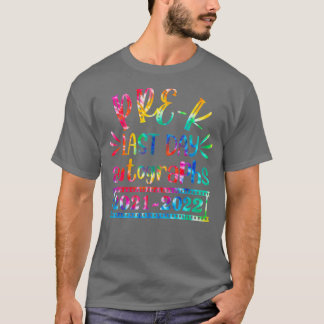 T-shirt École d'autographe pré-K de Dernière journée 2021-
