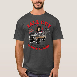 T-shirt École de cascade Fall Guy et ami des chasseurs de