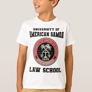T-shirt École de droit de l'Université des Samoa américain