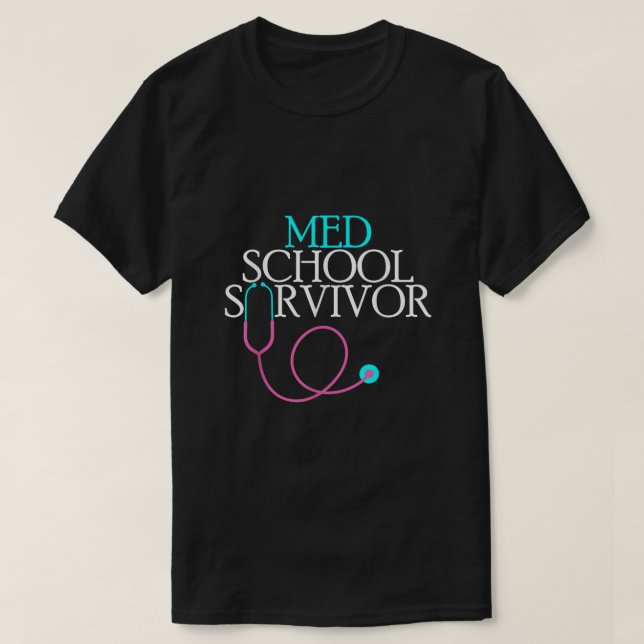 T-shirt École de médecine Médicale étudiant Diplôme d'étud (Design devant)