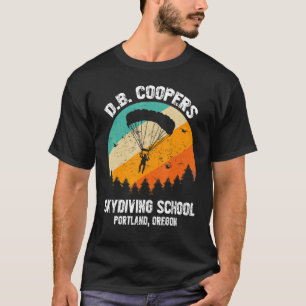 T-shirt École de parachutisme D B Cooper Portland Oregon R