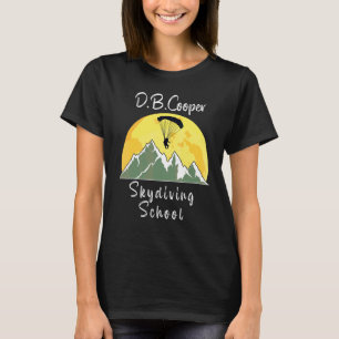 T-shirt École de parachutisme D  B  Coopers coucher de sol