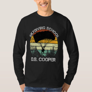 T-shirt École de parachutisme Db Cooper pour hommes