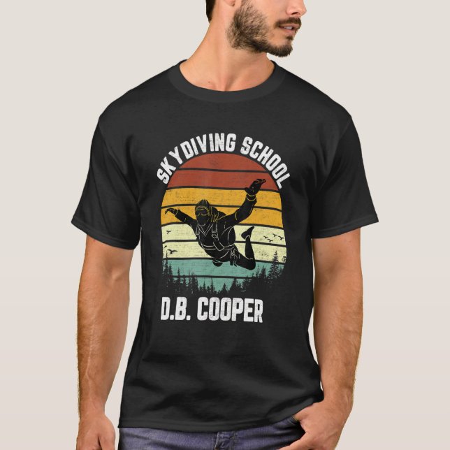 T-shirt École De Plongée En Ciel Db Cooper (Devant)