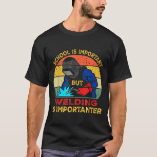 T-shirt École de soudage importante mais illustration de s
