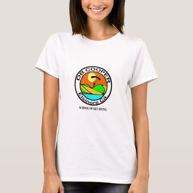 T-shirt École de tonnelier de DB de parachutisme (Devant)
