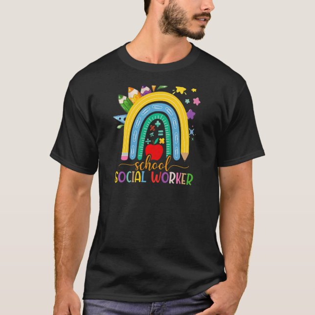T-shirt École des femmes Travailleuse sociale Appréciation (Devant)