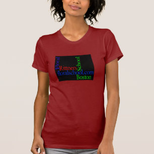 T-shirt École florale floralschool.com de Rittners