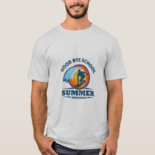 T-shirt École Hello Summer Beach