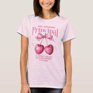 T-shirt École personnalisée Principal mignonne Coquette ro