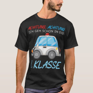 T-shirt École primaire cône police voiture cone école 