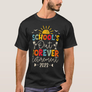 T-shirt École vintage est finie pour toujours Retraite Ens