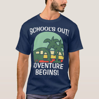 T-shirt Écoles hors aventure commence à faire du camping