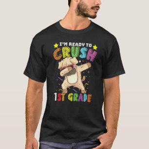 T-shirt Écolier de 1re année faisant le dab avec un adorab