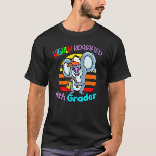 T-shirt Écolier de 4e année très koalifié Koala retour à l