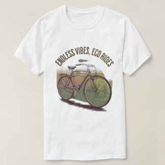 T-shirt écolo vibes cyclisme