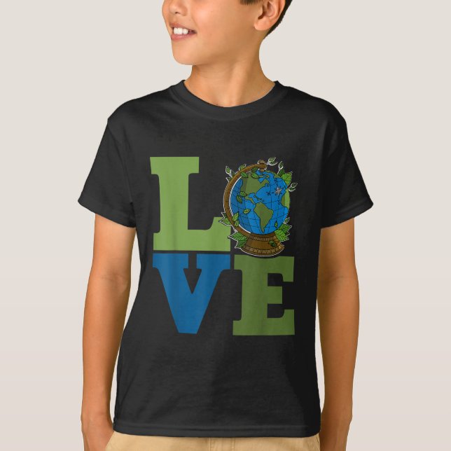 T-shirt Écologiste Protection De l'environnement Animaux P (Devant)