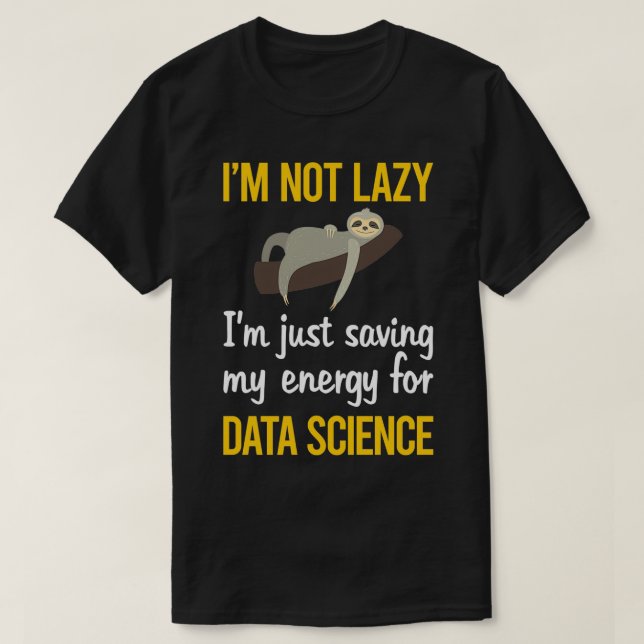 T-shirt Économiser la science des données énergétiques (Design devant)