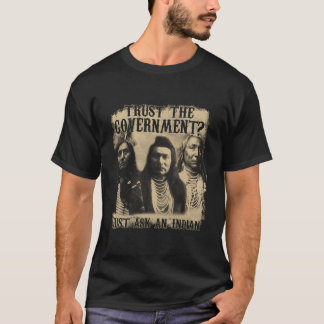 T-shirt Économisez Vous Pouvez Faire Confiance Au Gouverne