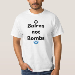 T-shirt écossais de l'indépendance de bombes