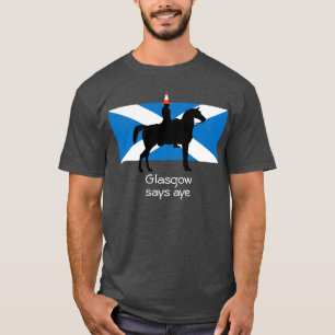 T-shirt écossais de l'indépendance de Glasgow