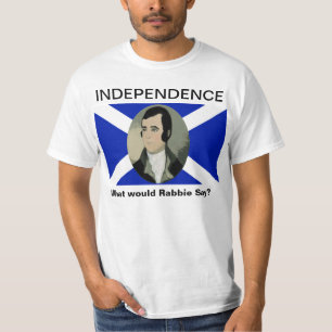T-shirt écossais de l'indépendance de Robert Bur