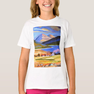 T-shirt écossais Highlands Girls