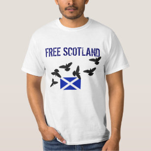 T-shirt écossais libre d'oiseaux de l'indépendan