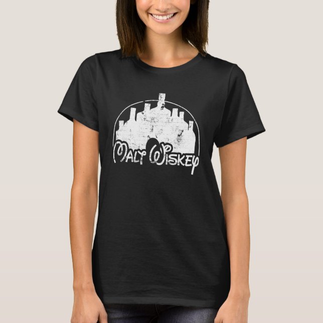 T-shirt Ecosse Au Whiskey Malt Ou Bourbon Lover Drôle Paro (Devant)