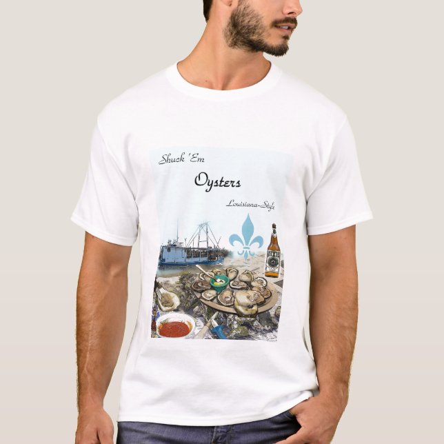 T-shirt Écossez-les des huîtres (Devant)