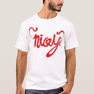T-shirt Écoulement (rouge)