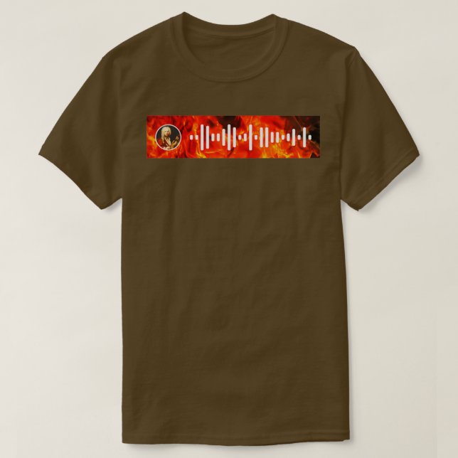 T-shirt Écouter Vivaldi (Design devant)
