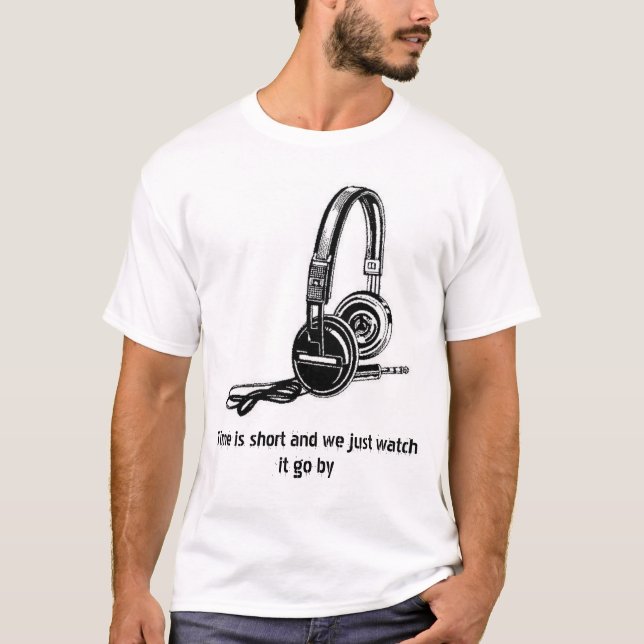 T-shirt Écouteurs de domestiques de mètre (Devant)