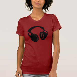 T-shirt Écouteurs du DJ