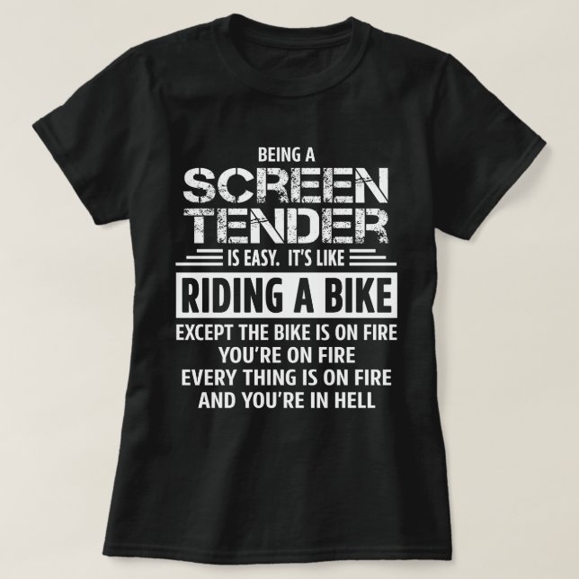 T-shirt Écran (Design devant)