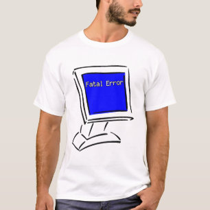 T-shirt Écran bleu