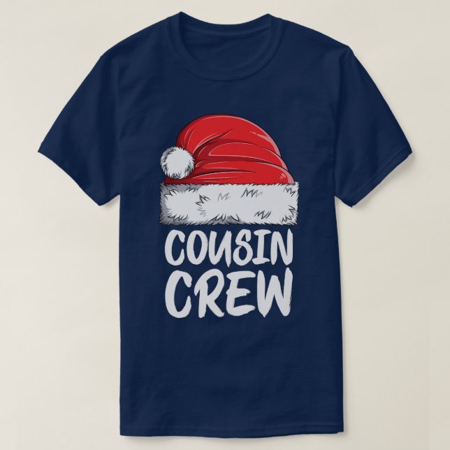 T-shirt Écran Cousin Noël Père Noël Famille Correspondante (Design devant)