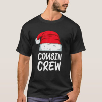 T-shirt Écran Cousin Noël Père Noël Famille Correspondante