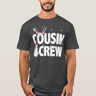 T-shirt Écran Cousin Reindeer Noël Santa Hat Correspondanc