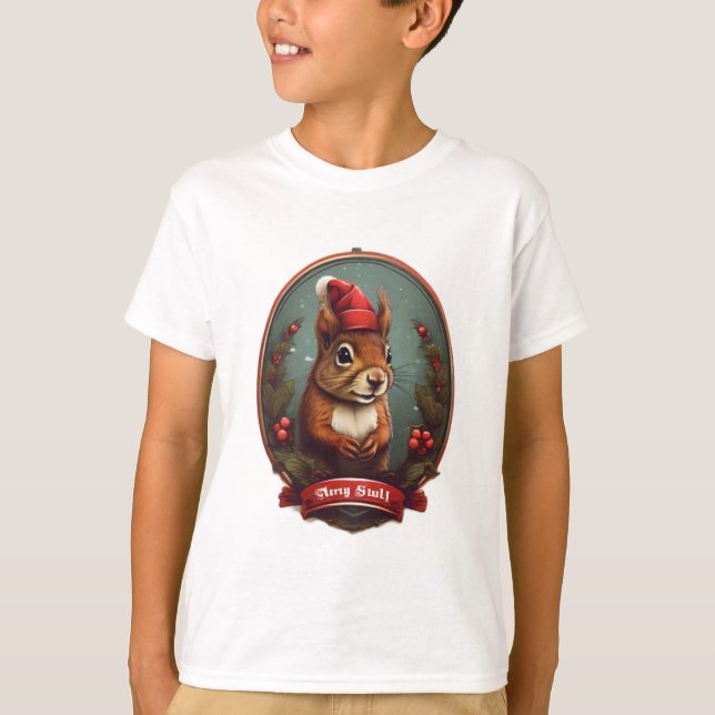 T-shirt Écran de Noël (Devant)