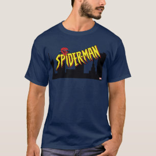 T-shirt Écran de titre de la série Animée Spider-Man 90's