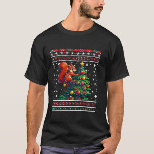 T-shirt Écran léger Noël moche Snowman Santa Hat Tr