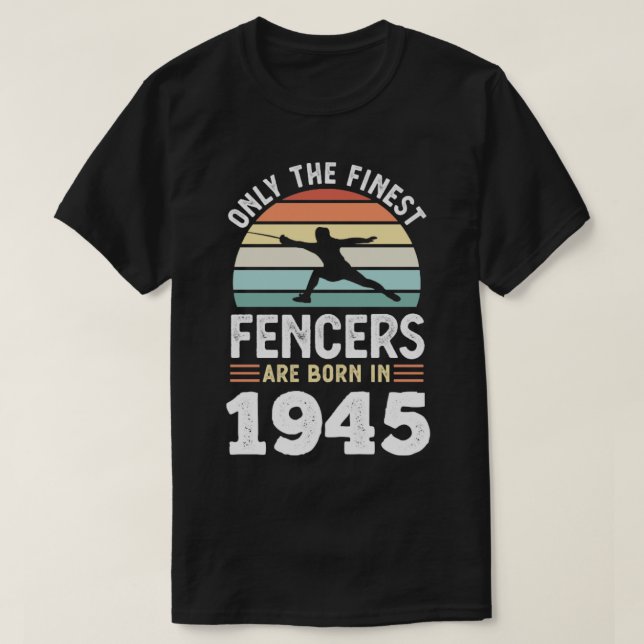 T-shirt Ecrans nés 1945 80e anniversaire clôture Cadeau (Design devant)