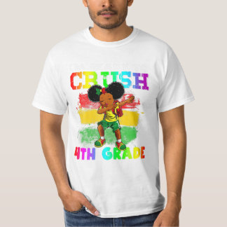 T-shirt Écrasage de 4e année fille Dabbing