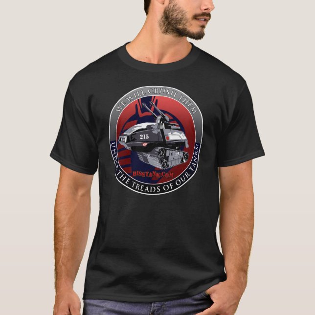 T-shirt Écrasement de réservoir de sifflement (Devant)