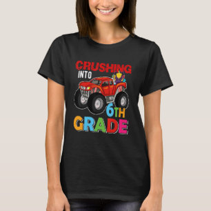 T-shirt Écraser en 6e année camion monstre retour à l'éco