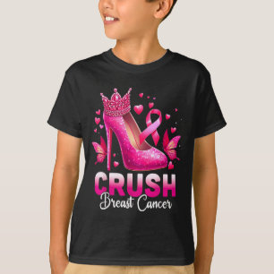 T-shirt Écraser le Ruban Bling nk de Sensibilisation au Ca